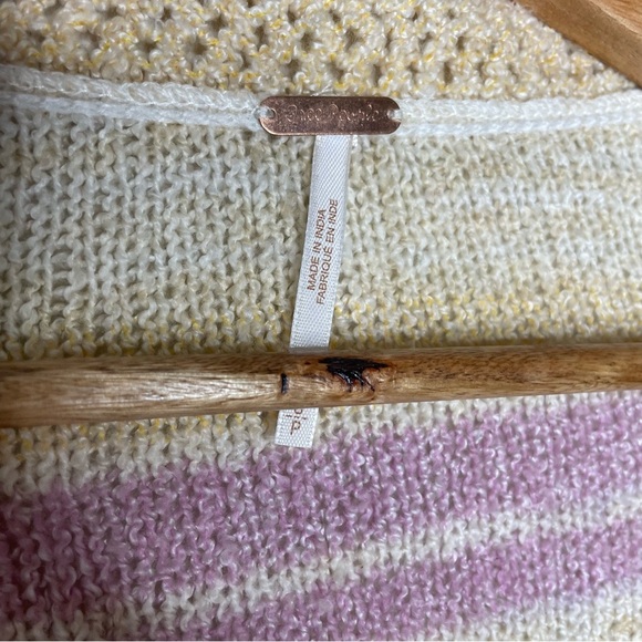 Free People Saturn Poncho Sweater Warm Sky - Picture 5 of 13